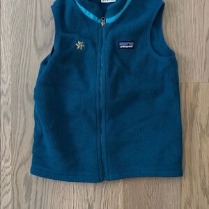 Patagonia Teal Fleece Vest